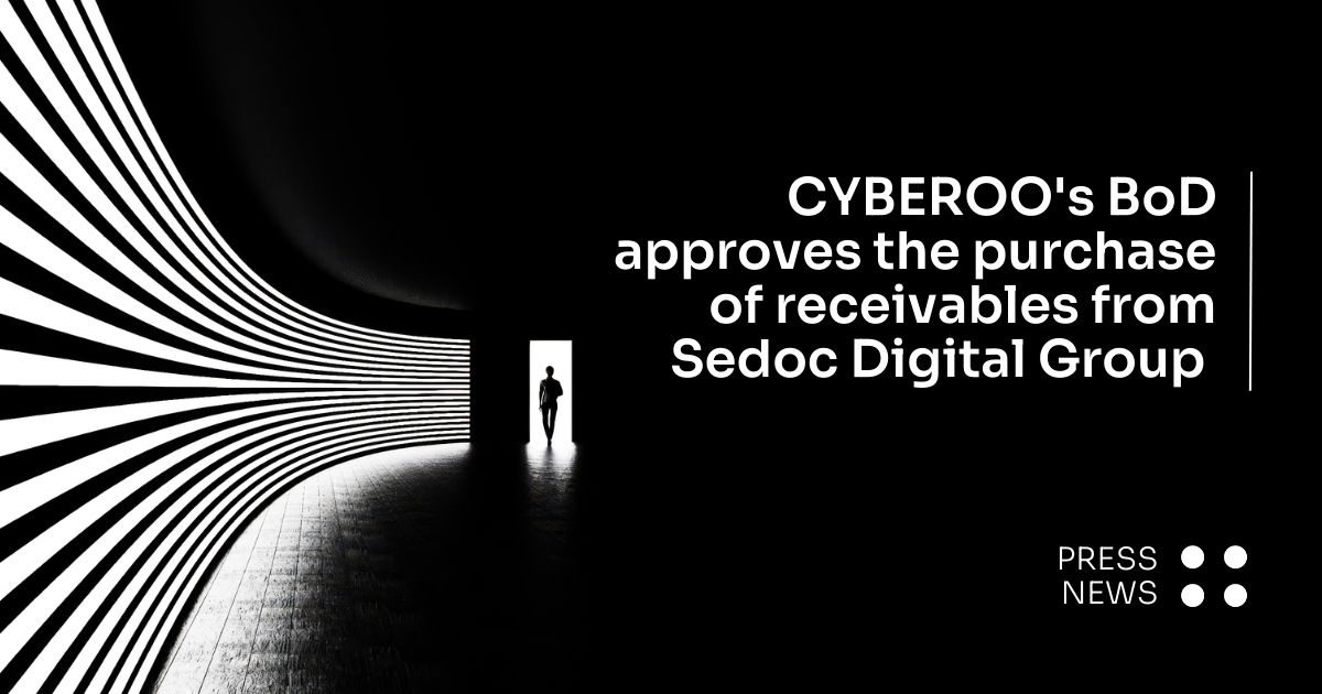 Cyberoo trade receivables acquisition