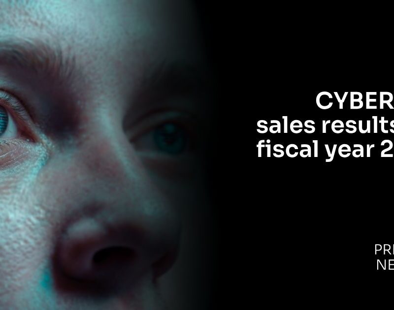 Cyberoo - sales results for fiscal year 2025